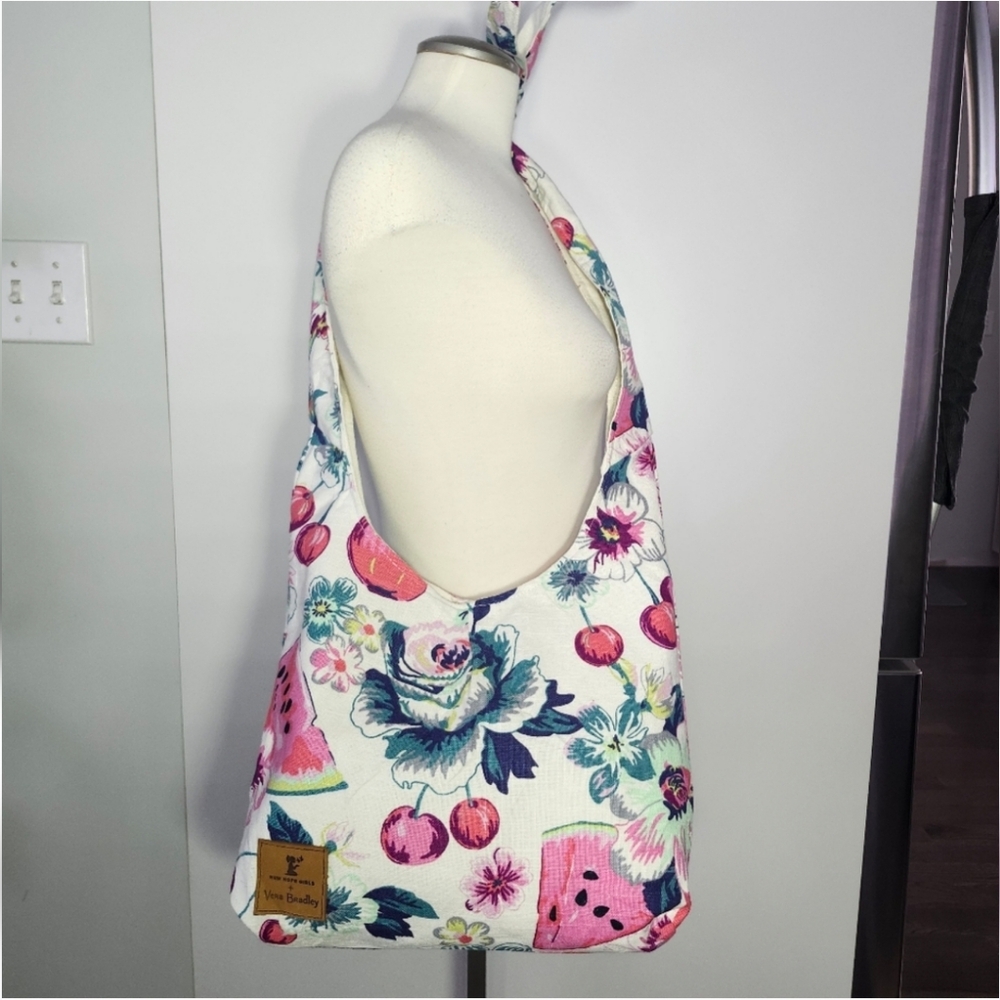 VERA BRADLEY New Hope Womens Floral Tropical Canvas Crossbody Bag NWT